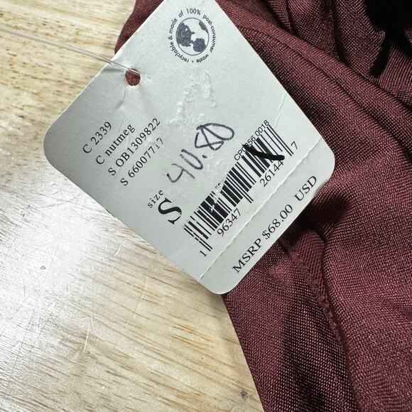 Free People Night Owl Bodysuit in Nutmeg Women's Size Small New With Tags - Picture 4 of 10